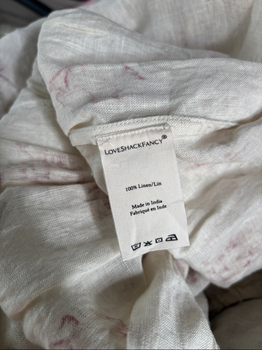 LoveShackFancy Angie Dress Dream Cream Maxi Dress with Vintage Rose Print 🥀 - Picture 11 of 12